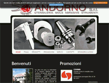 Tablet Screenshot of andorno.it